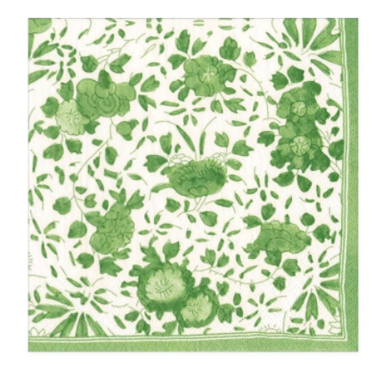 Delft Green Luncheon Napkins