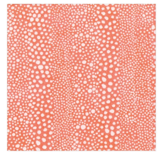 Coral Pebble Cocktail Napkin