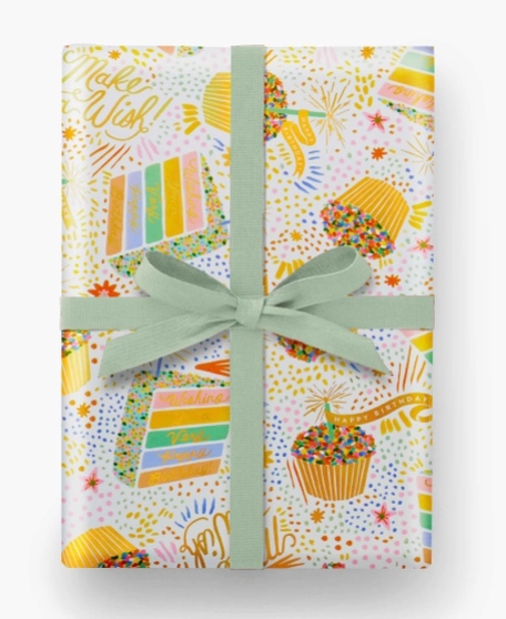 Birthday Cake Wrapping Paper