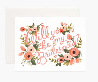 Will You Be My Bridesmaid? Card