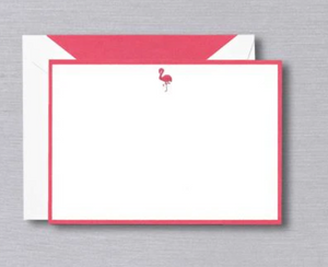 Flamingo Bordered Card