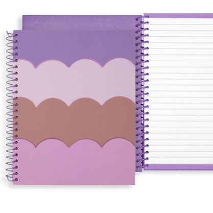 Scallop Spiral Notebook