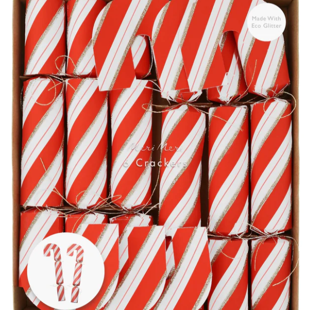 Candy Cane Crackers