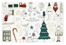 Load image into Gallery viewer, Christmas Color Placemat