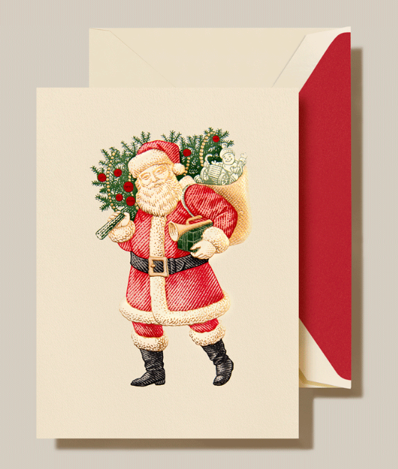 Santa Greeting Card