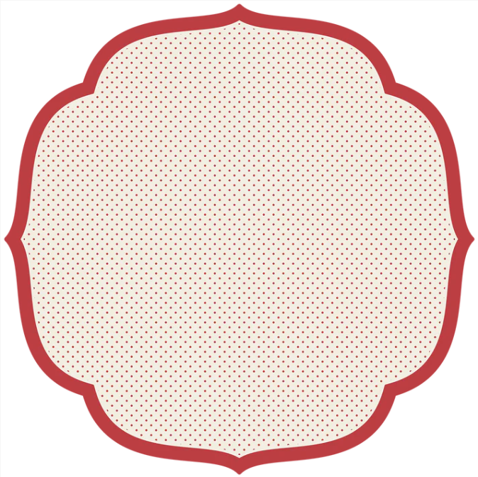 Red Swiss Dot Placemat