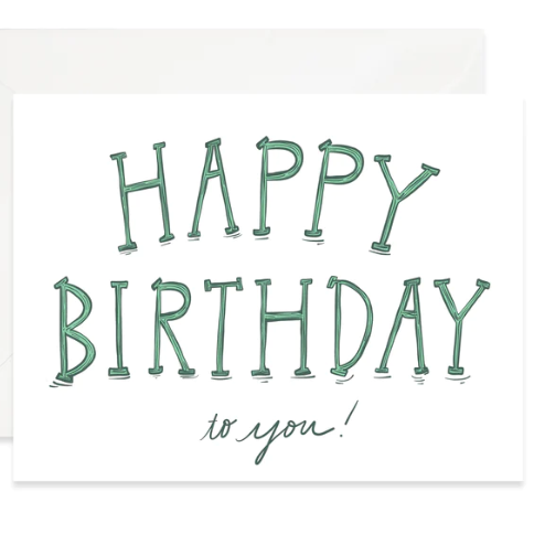 Happy Birthday To You Card