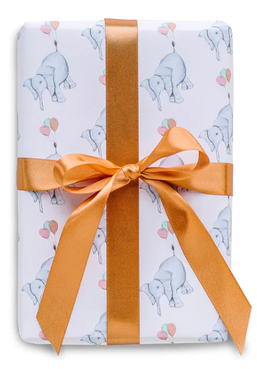 Balloons Elephant Gift Wrap