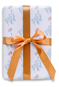 Ballons Elephant Gift Wrap Sheets