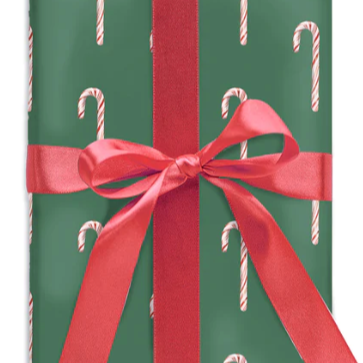 Candy Cane Gift Wrap Roll