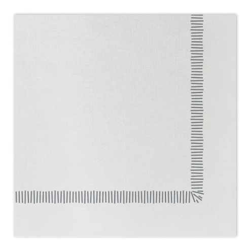 Fringe Gray Cocktail Napkins