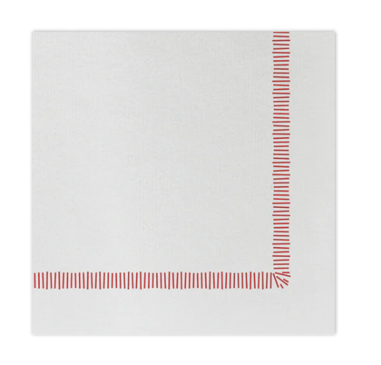 Fringe Red Cocktail Napkins