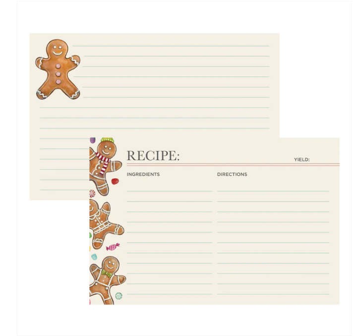 Gingerbread Recipe Card
