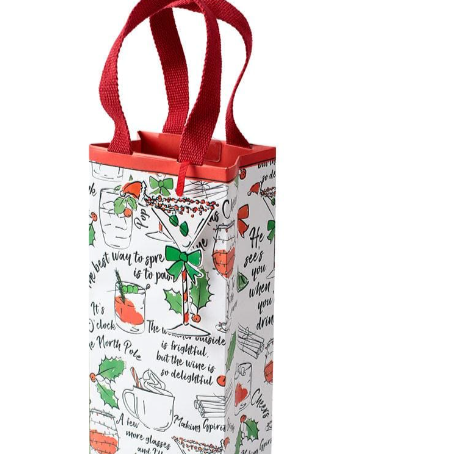 Holiday Spirits Wine Bag