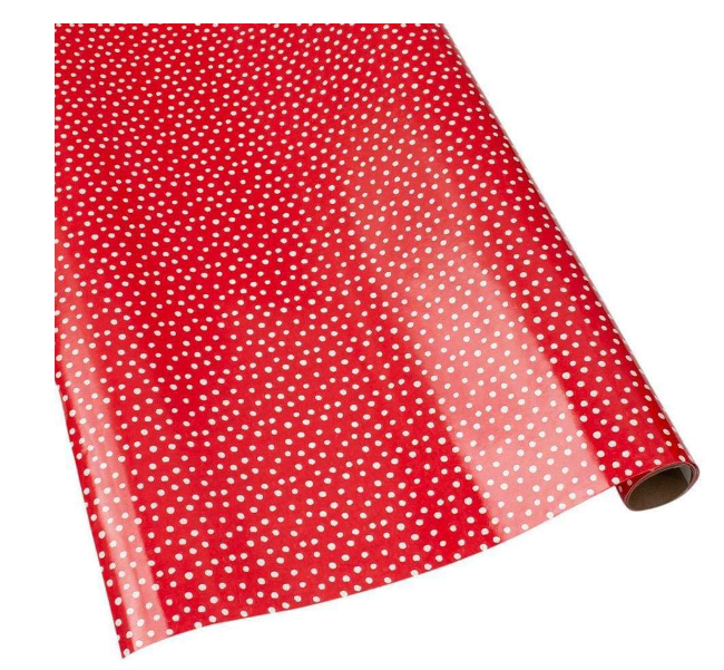 Small Dots Red Wrapping Roll