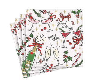 Let's Be Merry Cocktail Napkins