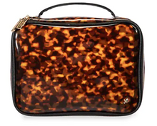 Load image into Gallery viewer, Miami Clearly Tortoise Claire Jumbo Makeup Case