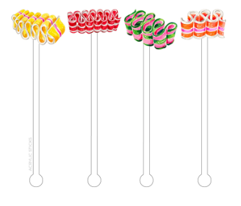 Christmas Ribbon Candy Stir Stick