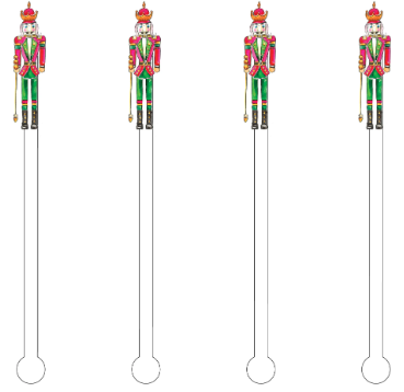 Holiday Nutcracker Stir Stick