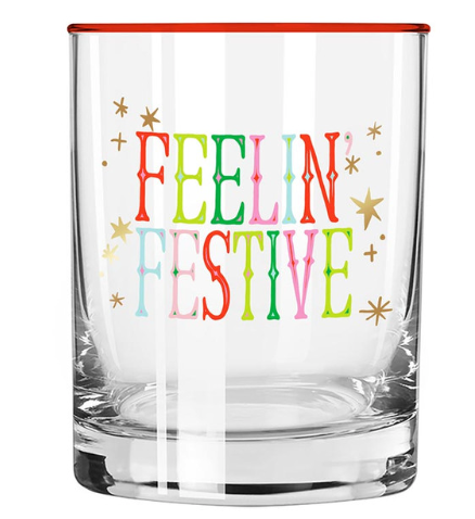 Feelin' Festive Glass