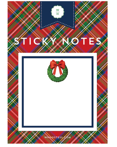 Christmas Wreath Sticky Notes