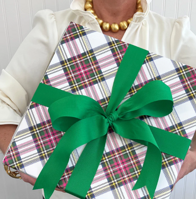 Preppy Plaid Gift Wrap Roll