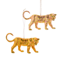 Load image into Gallery viewer, Gold Leaf Tiger Ornament