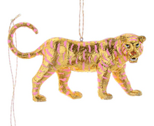 Load image into Gallery viewer, Gold Leaf Tiger Ornament