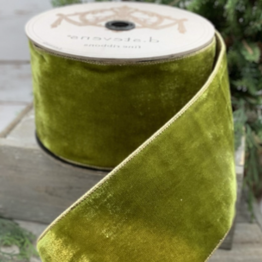 Green Velvet Ribbon