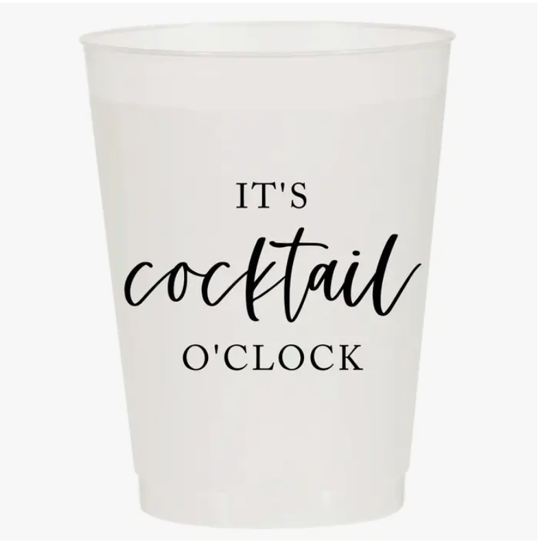 Cocktail O'Clock Cups