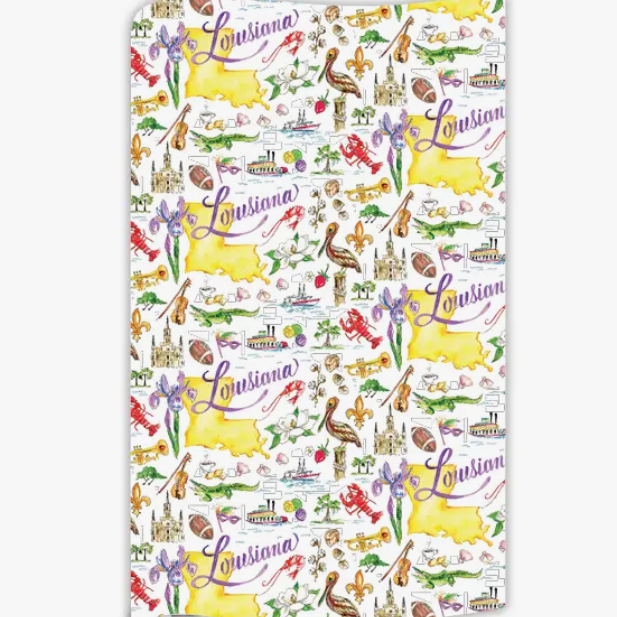 Louisiana Icons Wrapping Paper