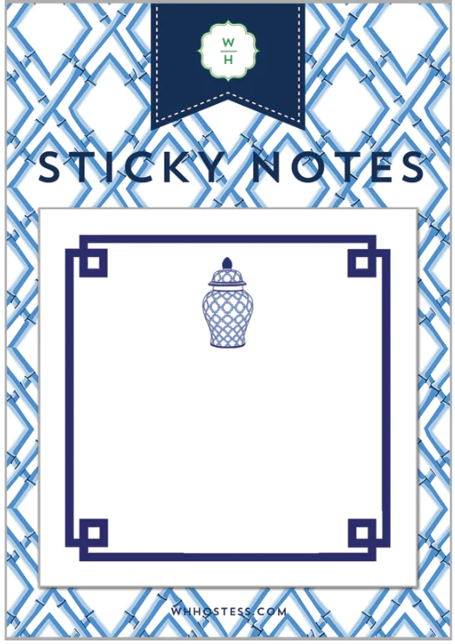 Ginger Jar Sticky Notes
