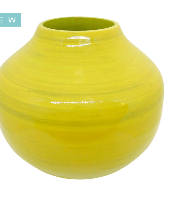 Citrine Bamboo Vase