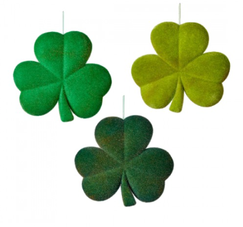 Flocked Shamrock - Large