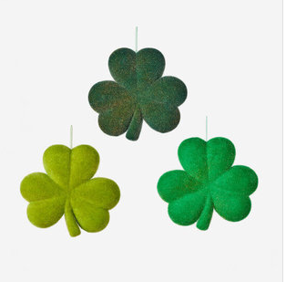 Flocked Shamrock - Small