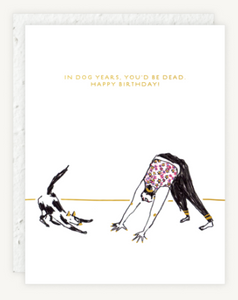 Dog Years Birthday Card