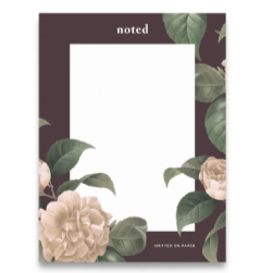 Vintage Floral Notepad