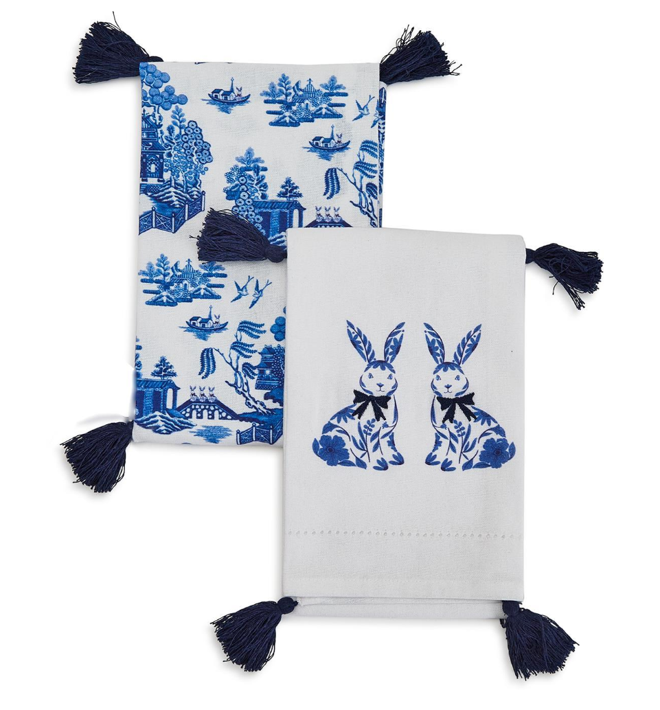 Blue and White Dish Towel