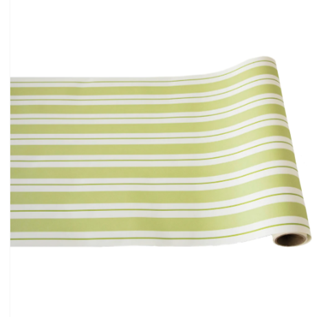 Green Awning Stripe Runner