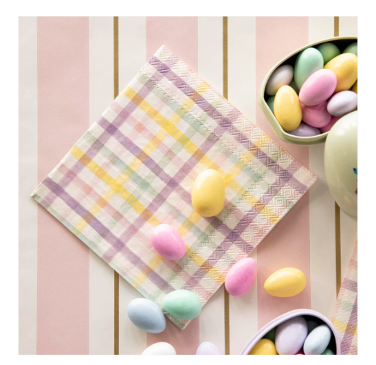 Spring Plaid Napkins