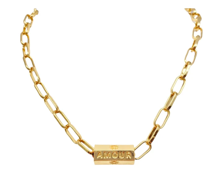 Amour Gold Chain Necklace
