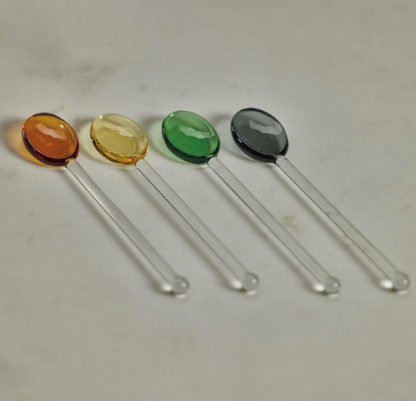 Glass Spoon Set