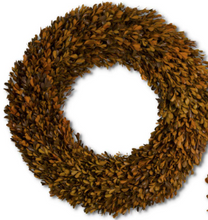Load image into Gallery viewer, orange preserved Boxwood Wreaths