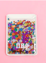 GREEK CONFETTI PHONE WALLET