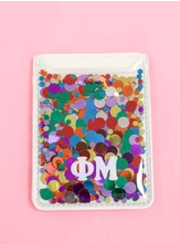 GREEK CONFETTI PHONE WALLET